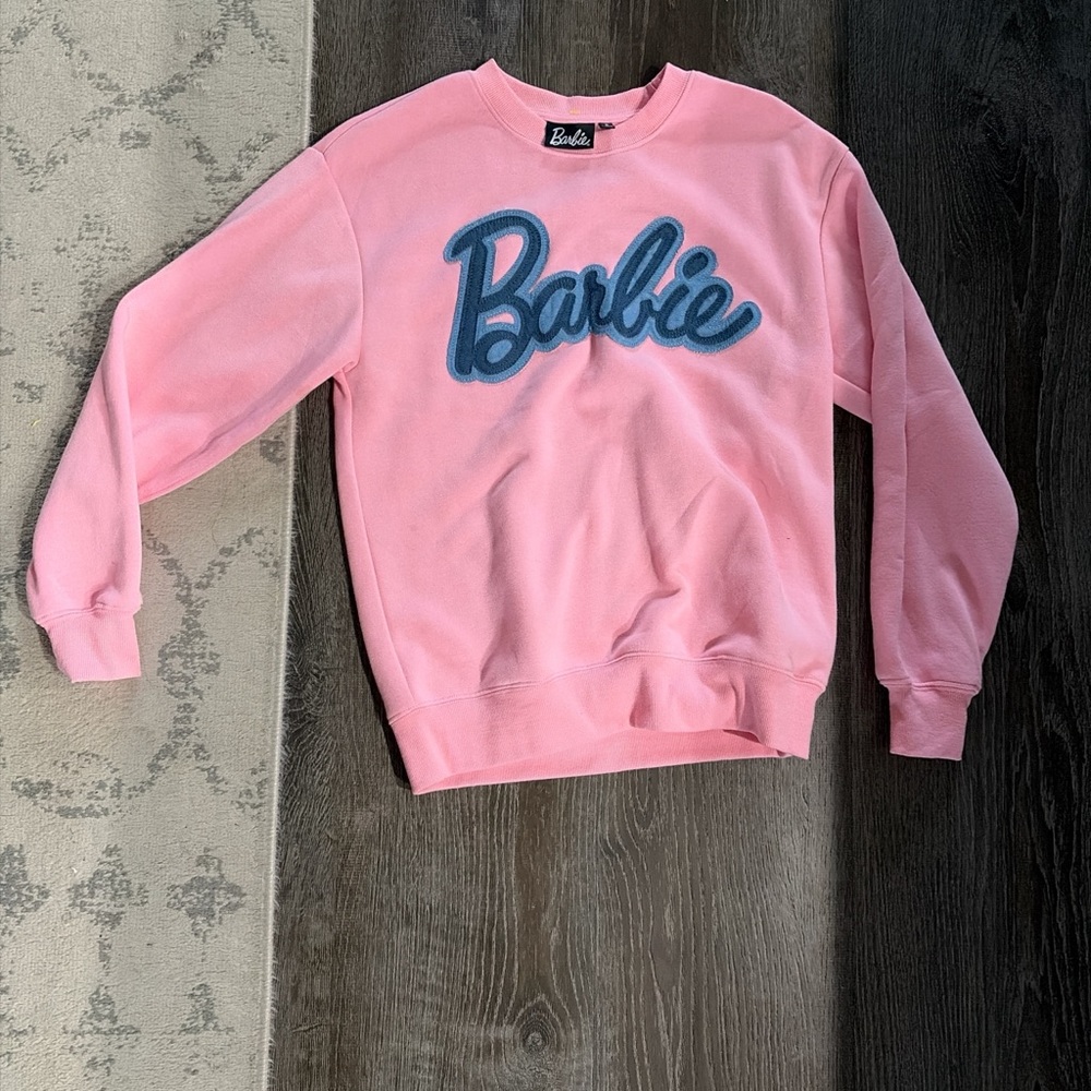 Barbie Pink Crew Neck Sweater